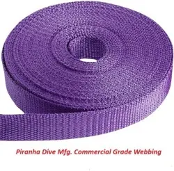 2" Inch / 50mm Purple Nylon-Polypropylene Weaved Webbing