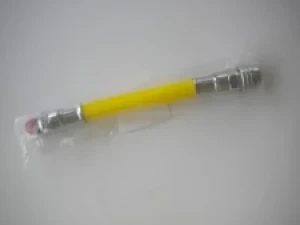 New Color! 22" Double Braided BC Hose "Neon Yellow" - Product Image