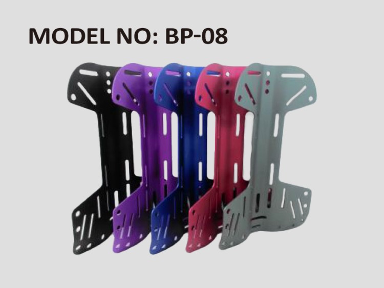 New Color Aluminum Dog Bone Style Lightweight Backplate "Color: Grey"  - Product Image