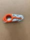 New Color! Folding Compact Line Shears " ORANGE Handles / 420 SS Blade"