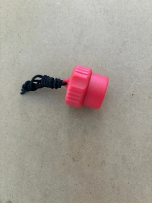 Din Cap Female "RED Color Cap!" - Product Image