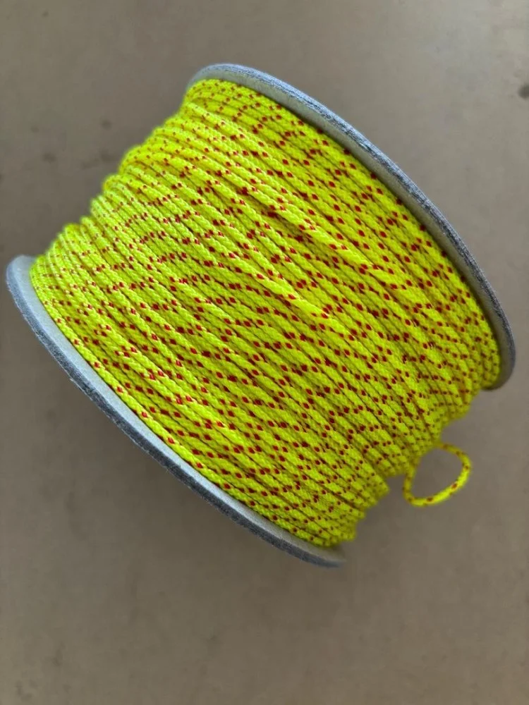 PiranhaProfessionalGrade24DiveLine660ftHighVizNeonYellowWRedTracer