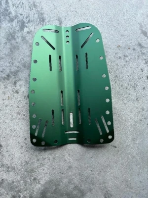 New Color! Piranha's Aluminum Green Backplate - Product Image