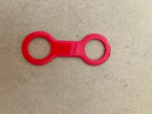 Silicone Snorkel Keepers "Red" - Product Image