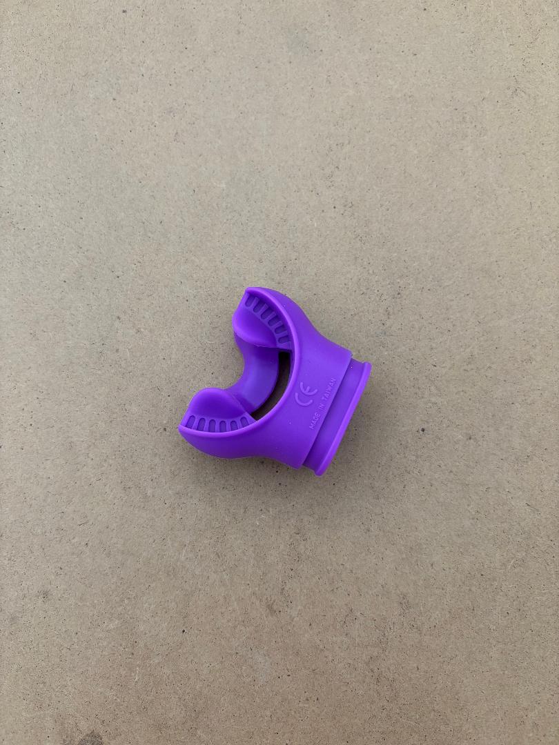New Color! Silicone "Tough Bite" Mouth Piece "PURPLE" - Product Image