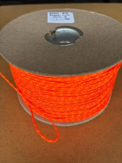 New Color & Size! Piranha Professional Grade #18 Dive Line 900ft  "High Viz Safety Orange w/ Neon Yellow Tracer"