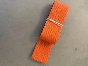 New! Custom Tank Straps W/Adjustable Strap Per Piece "Webbing Color: "ORANGE" - Product Image