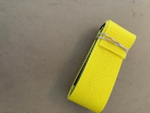 New! Custom Tank Straps W/Adjustable Strap Per Piece "Webbing Color: "YELLOW" - Product Image