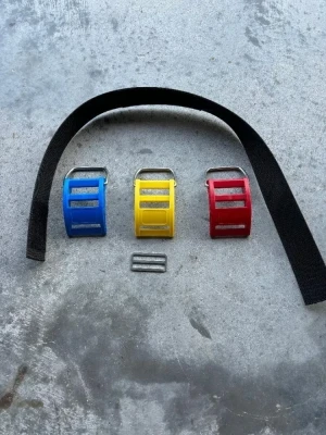 New! Delrin Cam Strap Buckle in Colors "Select Color from Drop Down Box!" W/Adjustable Strap - Product Image