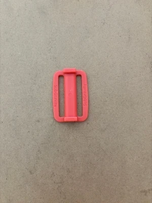 New! Deluxe RED Plastic Slide Bar for Backplates / Harnesses  "Price per Piece" - Product Image