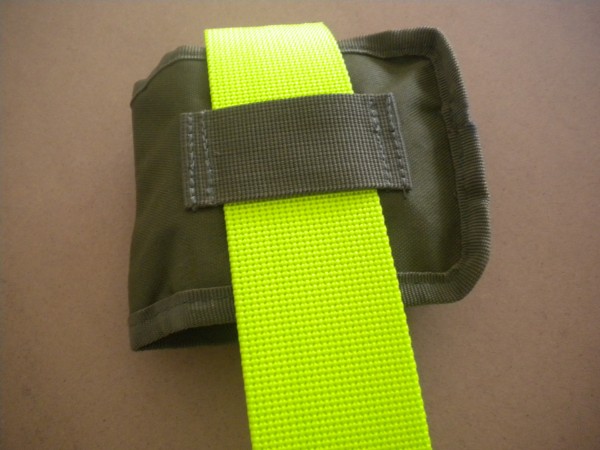 Deluxe Small Weight Pocket in Military GREEN   "Removable Type" Holds knifes, weights or misc! 