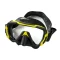 Edge Single Lens ES Mask Black w/ Yellow Highlights w/ Comfort Strap