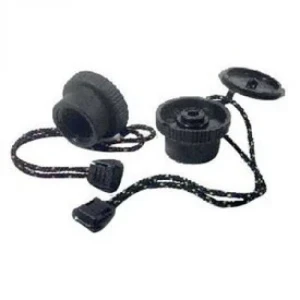 Female First Stage Din O-Ring Saver Cap "Tec Black"  - Product Image