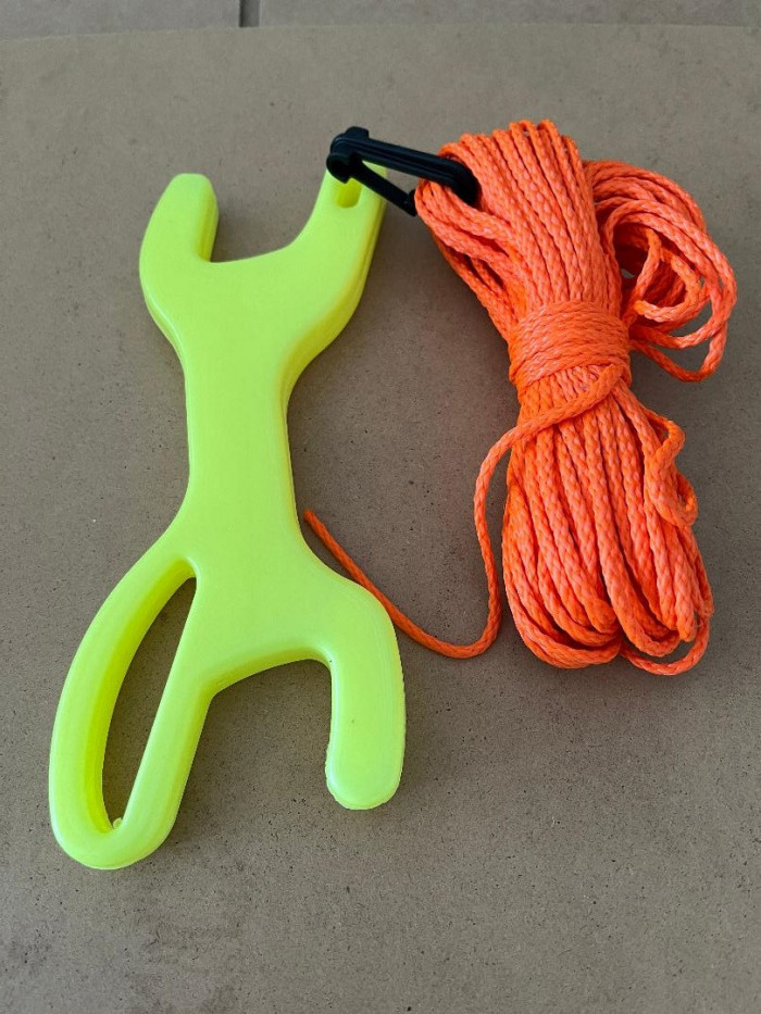 NewFloatingLineHolderforFlagFloatswORANGEFloatingLine66ft