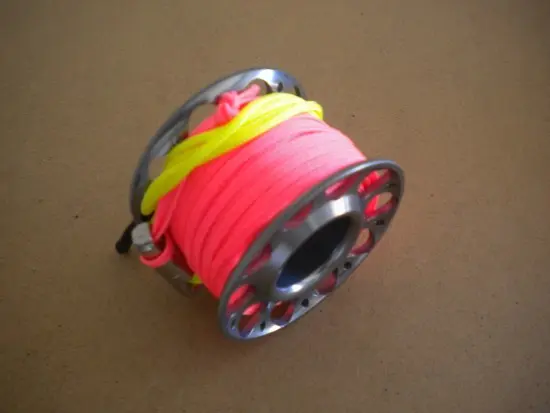 GapminiFingerSpoolw50FtFlatPinkDiveLineSwivelLightGreySmokeFinish