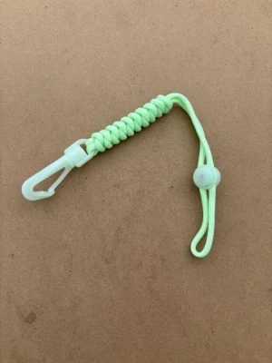 New! Glow in the Dark Slide Locking Lanyard " Long Type" - Product Image