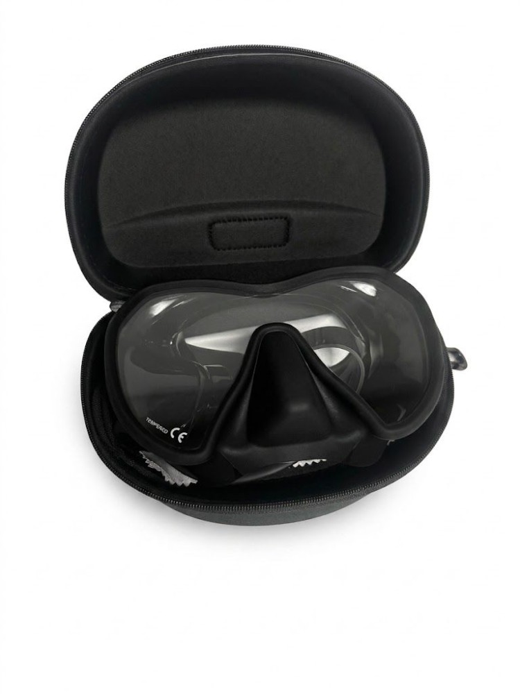 New! Hog Horizon Single Frameless Lens Mask w/ Protective Case