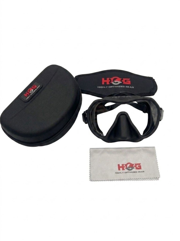 New! Hog Horizon Single Frameless Lens Mask w/ Protective Case