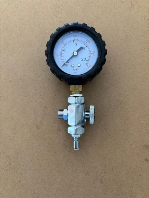 New! IP Deluxe Pressure Checker Gauge w/ Standard BC Tip Fitting - Product Image