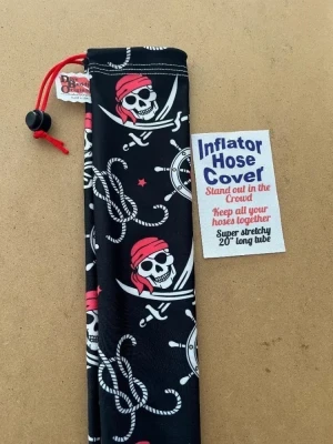 New! Inflator Hose Cover "Pirate Design" - Product Image