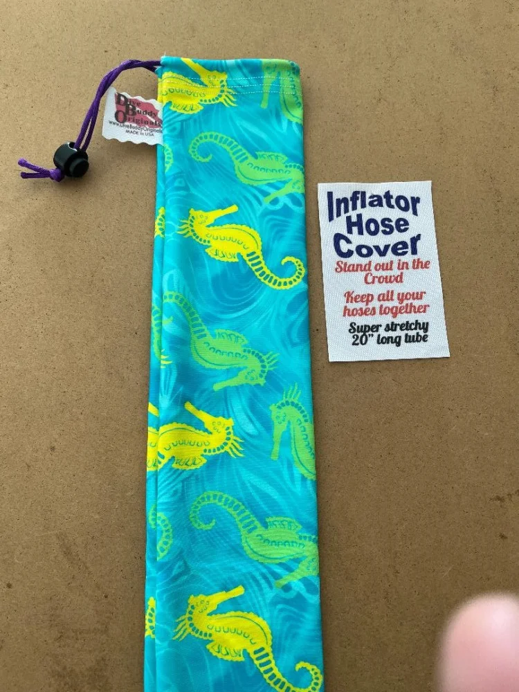 NewInflatorHoseCoverSeaHorseDesign