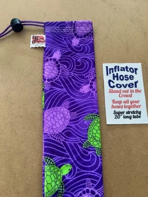 New! Inflator Hose Cover "Turtle Design"