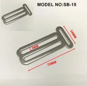 New / Intro! 1" inch to 2" inch slot flat hardware - Product Image
