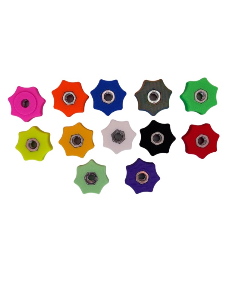 New Intro Pricing! 5/16" Backplate Nuts "Pair" " Select your Color!" - Product Image