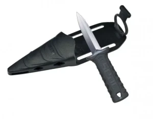 Seac New Samurai Pointed Tip Knife Black Handle Model