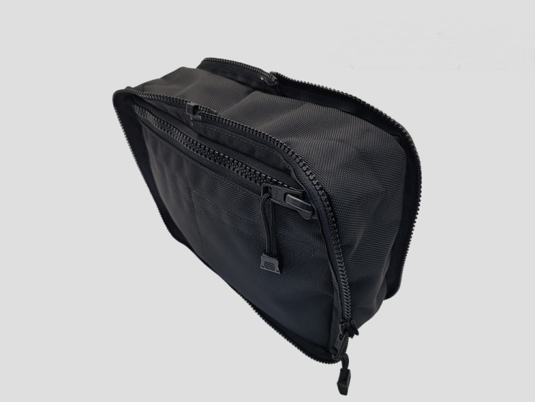 New! Large Heavy Duty Storage Pocket w/ Mounting Clips Included " All Back"