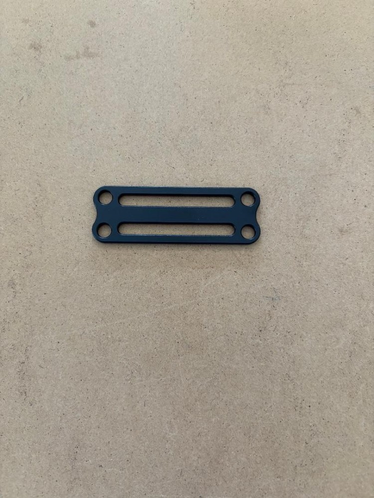 NewMaterialandcolorSideMountCanisterTri-GlideNoTeethTecBlackAnodizedAluminum