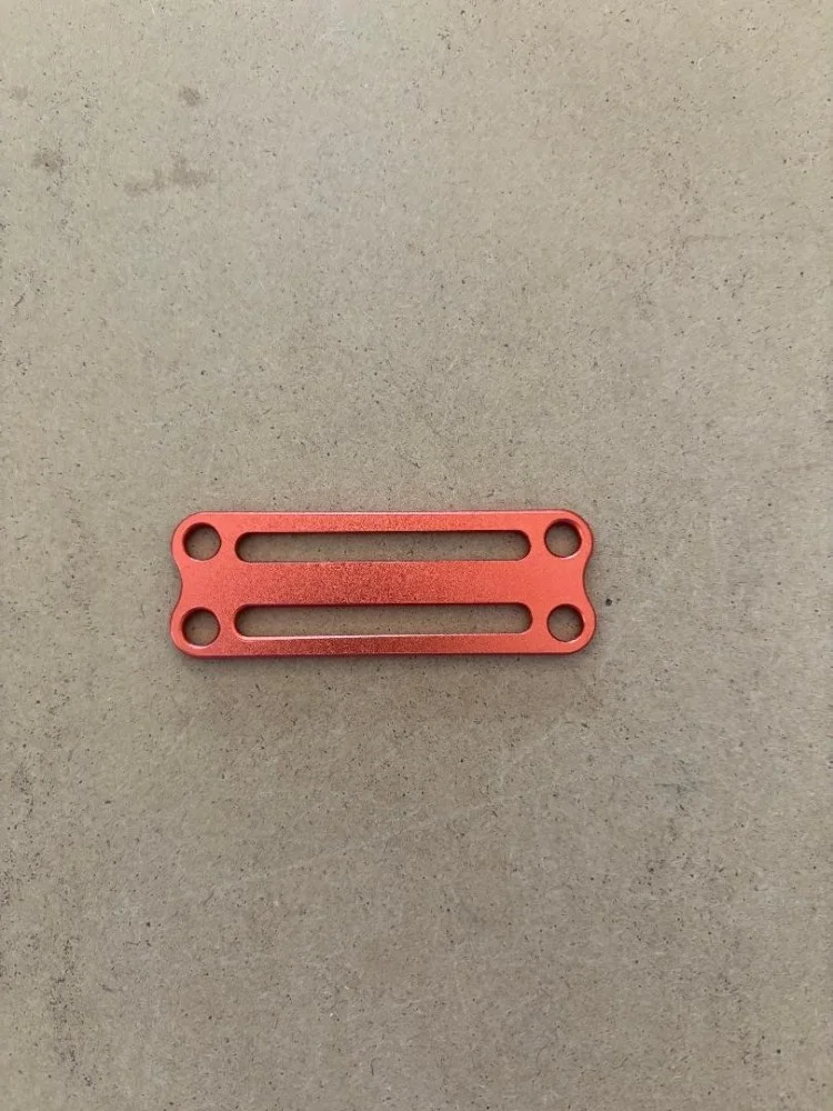 NewMaterialandcolorSideMountCanisterTri-GlideNoTeethOrangeAnodizedAluminum2PiecePack