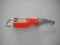 Mini / Compact Safety Knife "Orange body / Stainless blade"