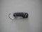 Mini / Compact Safety Knife w/ Stainless Steel Split Ring "Black body / Stainless blade"