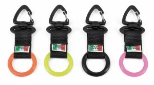 New! Octo Holder w/ Silicone Ring Black Webbing***ORANGE Ring - Product Image