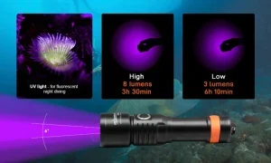 Orca-Torch 1300 Lumen Hand Held LED Dive UV Light! - Product Image