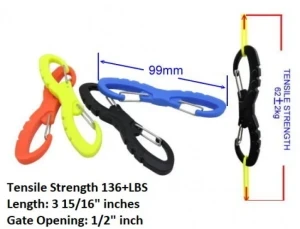 POM Double Ender "Reddish Orange Main Body" - Product Image