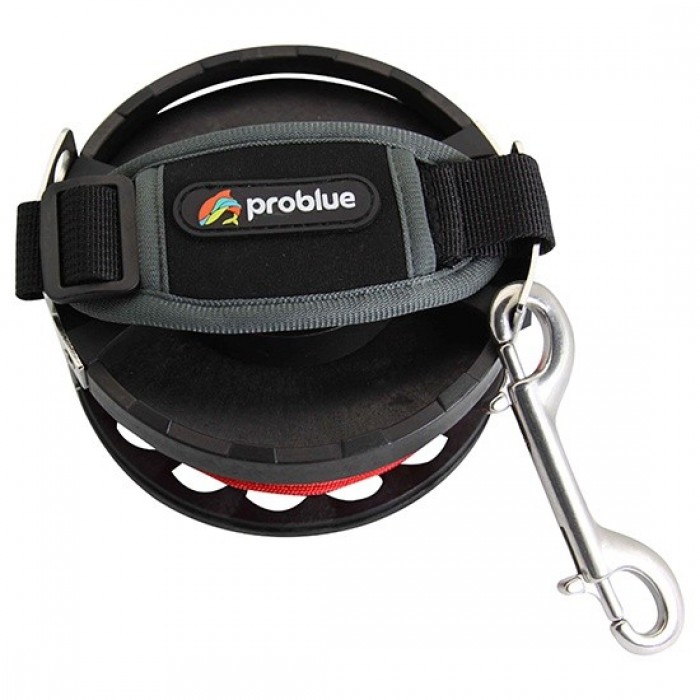 Piranha 400 Foot Sidewinder Reel w/ Red Dive Line! , Piranha Dive Shop