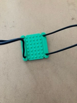 New! Piranha Dive Mfg. GREEN Weight Block w/ Black bungee "Price Per Piece" - Product Image