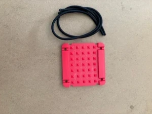 New! Piranha Dive Mfg. RED Weight Block w/ Black bungee "Price Per Piece" - Product Image