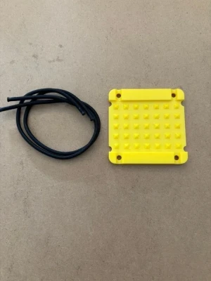New! Piranha Dive Mfg. YELLOW Weight Block w/ Black bungee "Price Per Piece" - Product Image