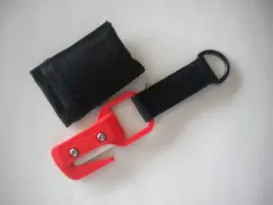 New Pouch Option!! Piranha's Explorer Ceramic Line Cutter w/ pouch " Rocket Red Body"