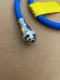 New! Quick Disconnect BLUE Braided Inflator Hose 30 Inches "Large QD Flange"