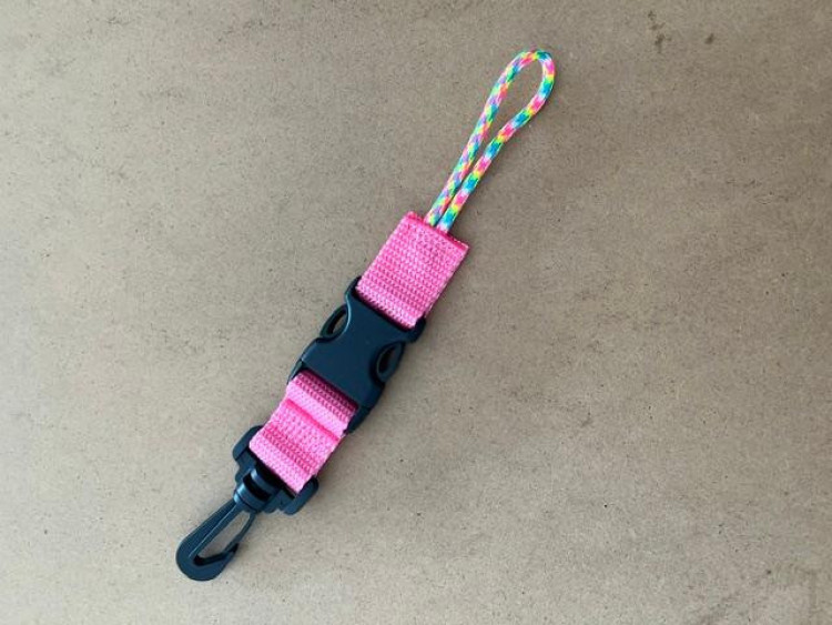 NewQuickReleaseAssemblyClipwith234inchLoopononeendPINKWebbing