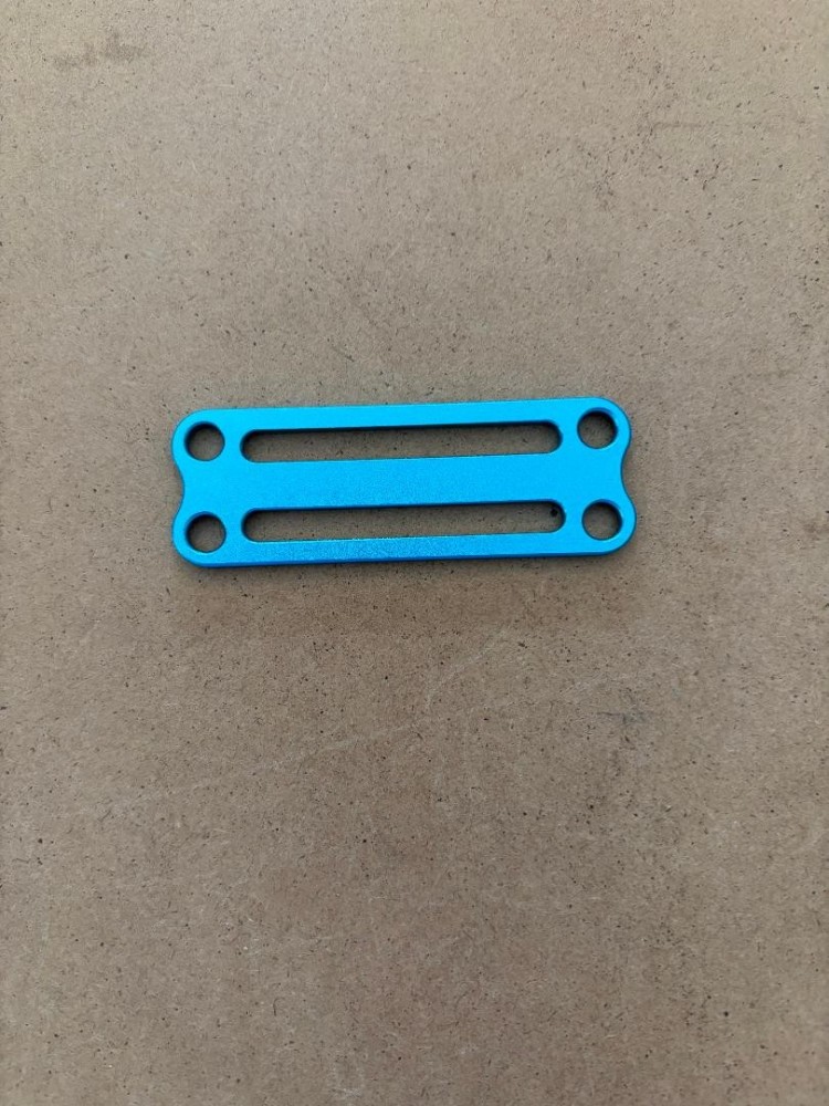 NewMaterialandcolorSideMountCanisterTri-GlideNoTeethOceanBlueAnodizedAluminum