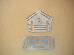 Sidemount Harness Plates! Complete set of upper & lower plates! - Product Image