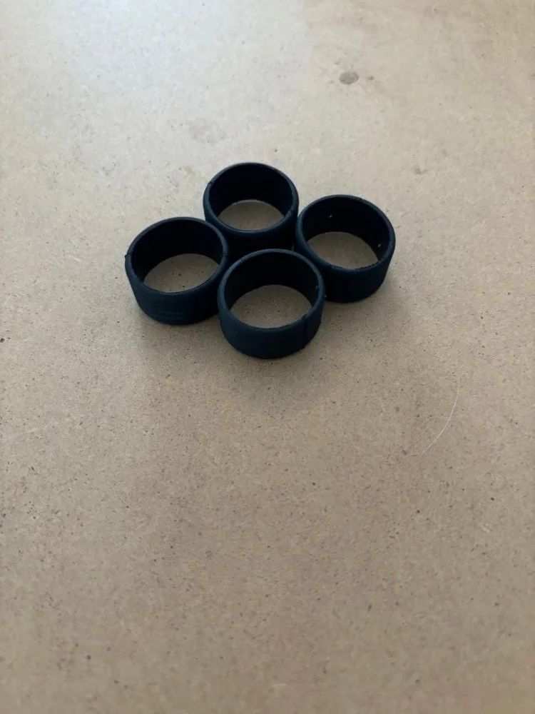 SiliconeGripperBands4PackTecBlackColor