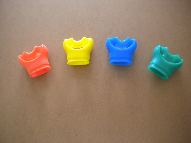 Silicone "Tough Bite" Mouth Piece     "Safety Orange"