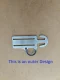 Single Clip Off w/ 1/4" Bungee Hole &amp; 1/4" Bungee Slot