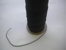 New Size! 1/16" Bungee Shock Cord "BLACK"  Commercial Grade - Product Image